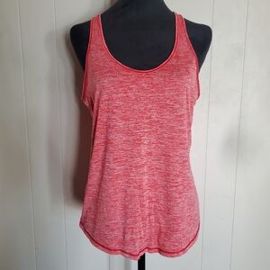 Prana Womens Revere Yoga Racerback Tank Top Red/Orange Size M